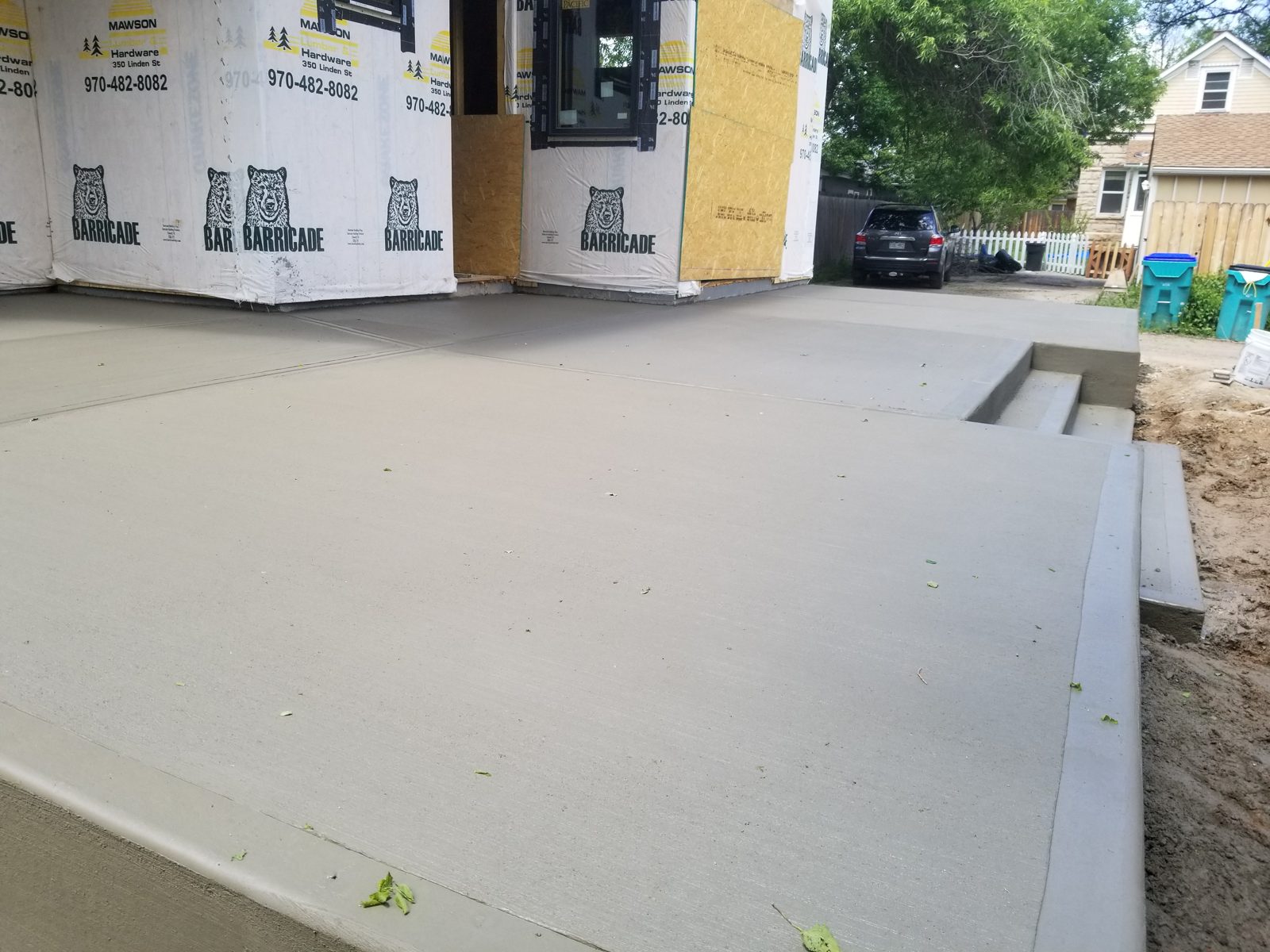 New Concrete Driveway in Loveland